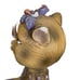 Margaret Le Van Alley Cat Figurine Katty Diva Purple Gown Retired Artisan Flair