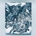 Yugioh Card Deck Box TCG Red Eyes Black Dragon Blue Eyes White Dragon Divider