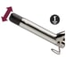 Salon Titanium Flat Iron Curling Iron.