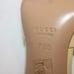 GUCCI Yellow Patent Leather Horsebit Accent Heel Slides 7 1/2B