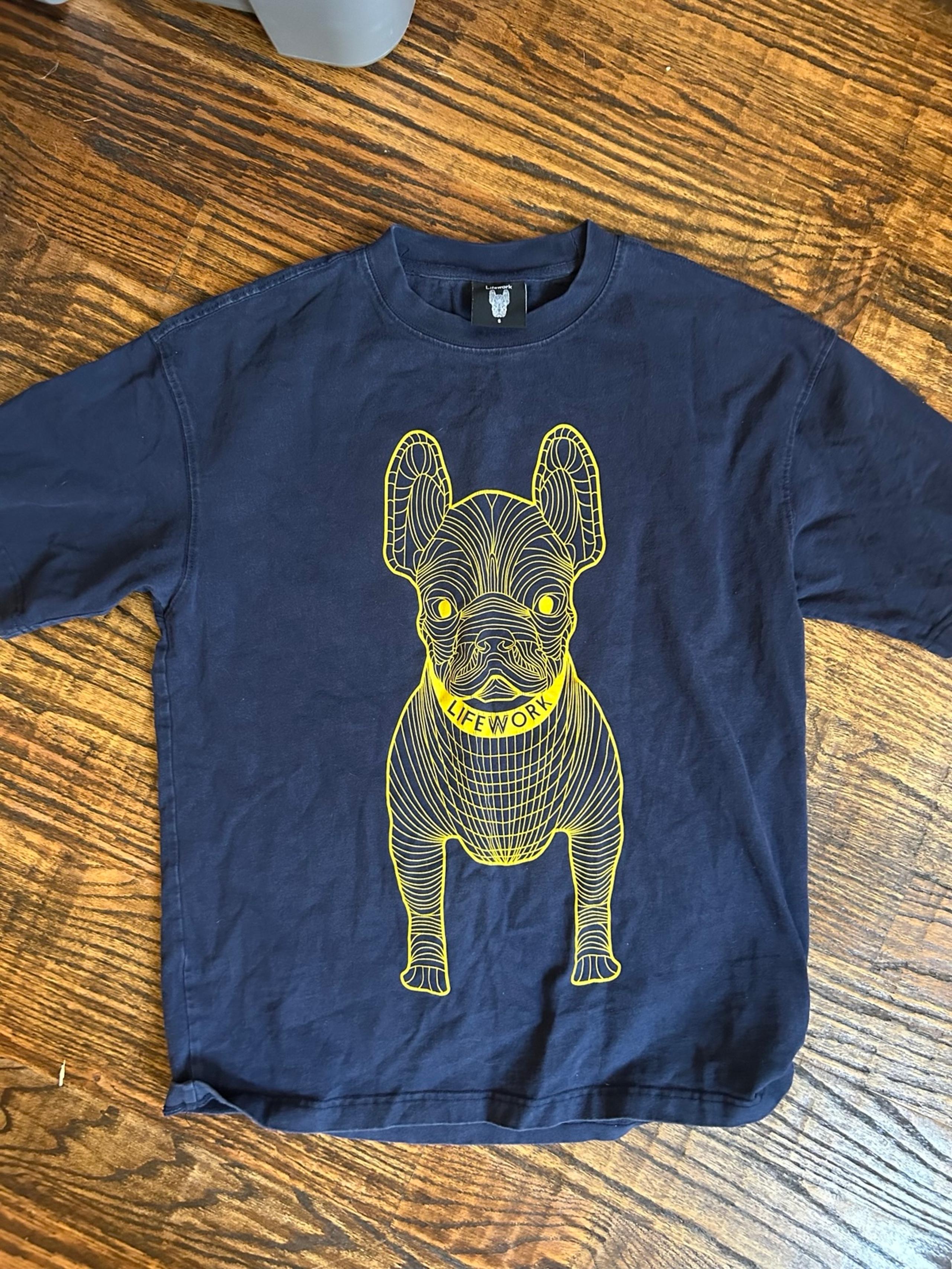 Life work French bulldog shirt