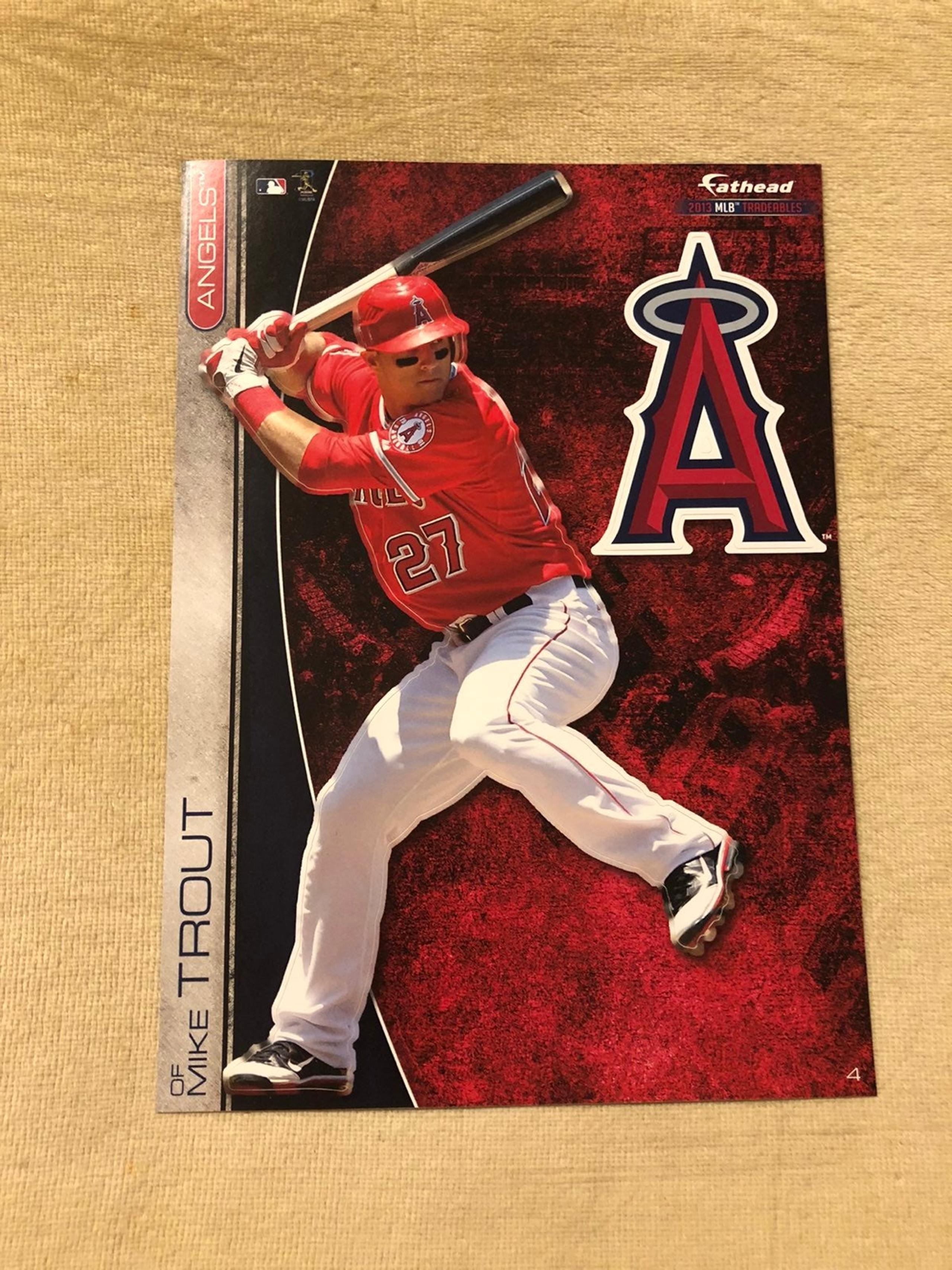2013 Fathead Mike Trout decal sheet