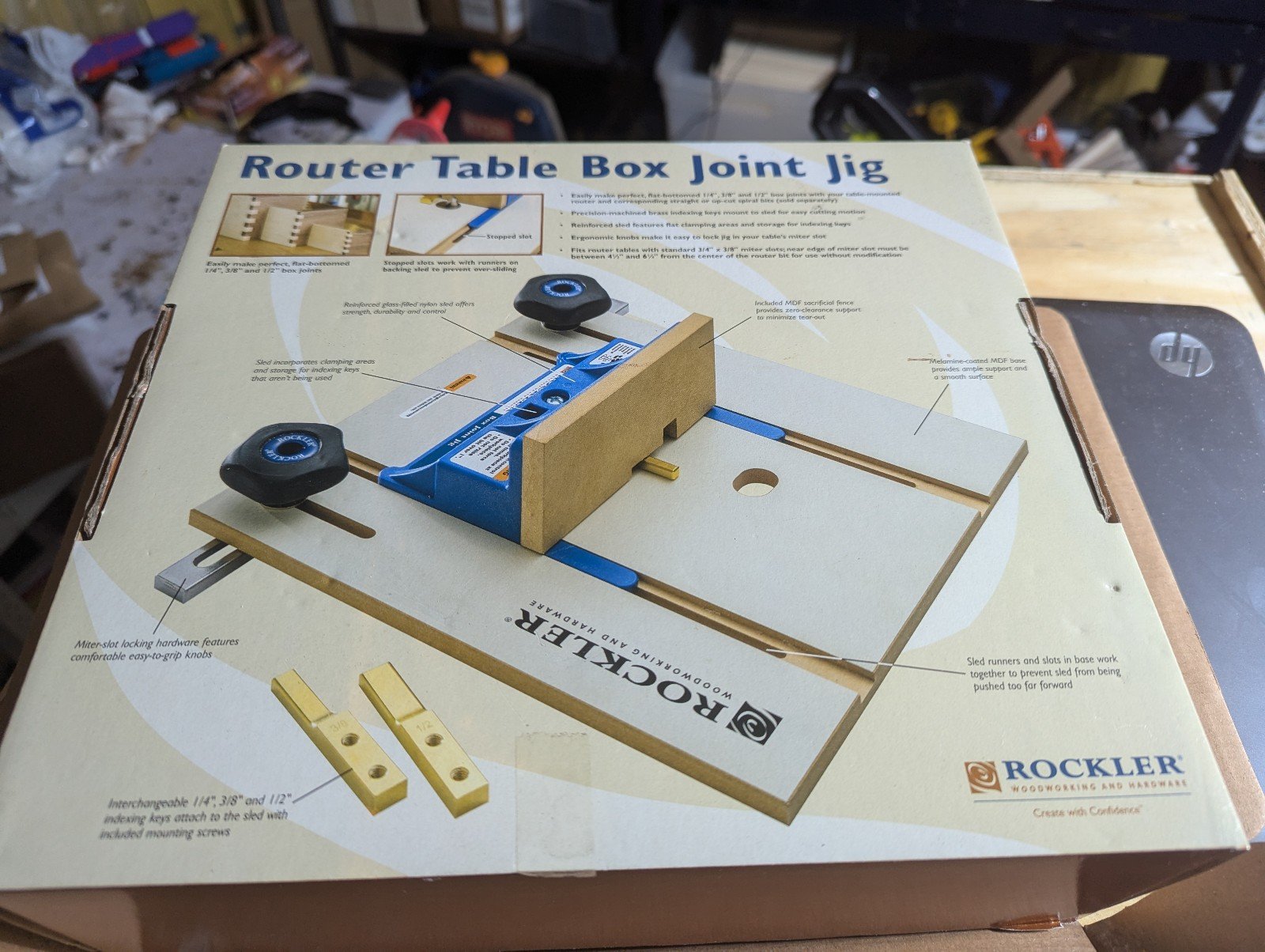 Rockler box joint jig
