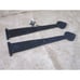 2 IRON DUMMY HINGES, Decorative Hinge, Black, Faux, Fake Hinges, Large, 12 Long