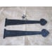 2 IRON DUMMY HINGES, Decorative Hinge, Black, Faux, Fake Hinges, Large, 12 Long