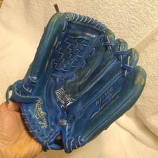 Rawlings Baseball Glove Highlight H1150R Blue RHT Youth 11.5 Good Usable Shape