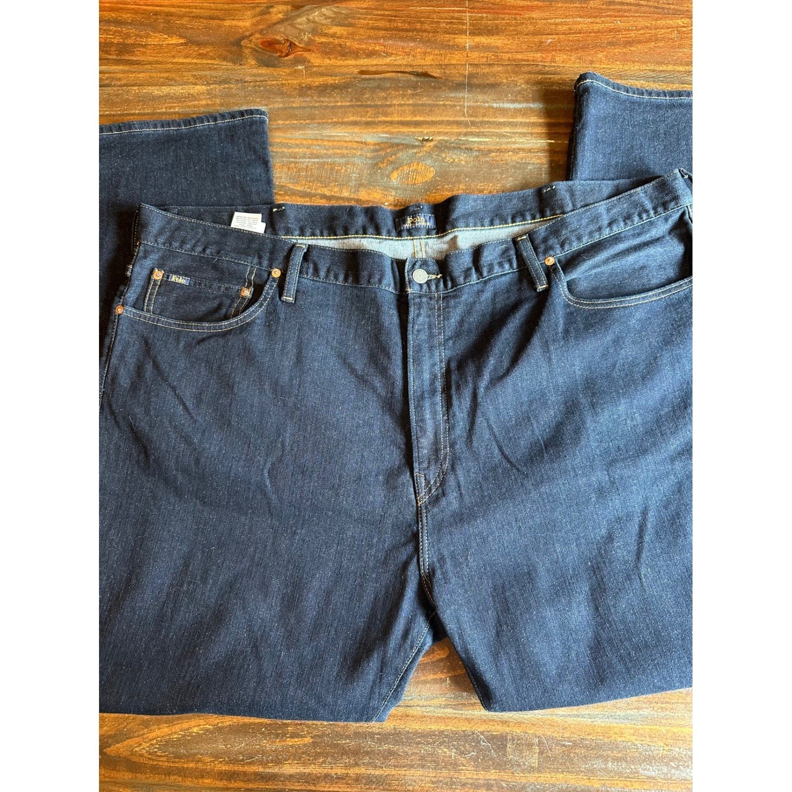 Polo Ralph Lauren Hampton Relaxed Straight Jeans Dark Wash 48Bx32