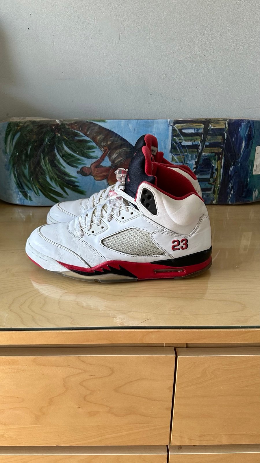 Jordan 5 fire red