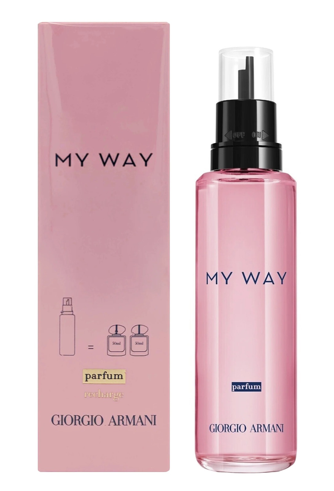 Armani Giorgio My Way parfum Recharge 3.3 oz / 100ml - Open Box - 99% Full