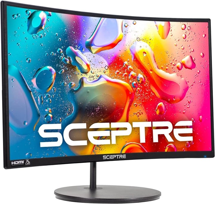 Sceptre Curved 24-inch Gaming Monitor 1080p R1500 98% sRGB HDMI x2 VGA Build-in