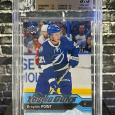 2016 Upper Deck BRAYDEN POINT Young Gun Beckett 9.5