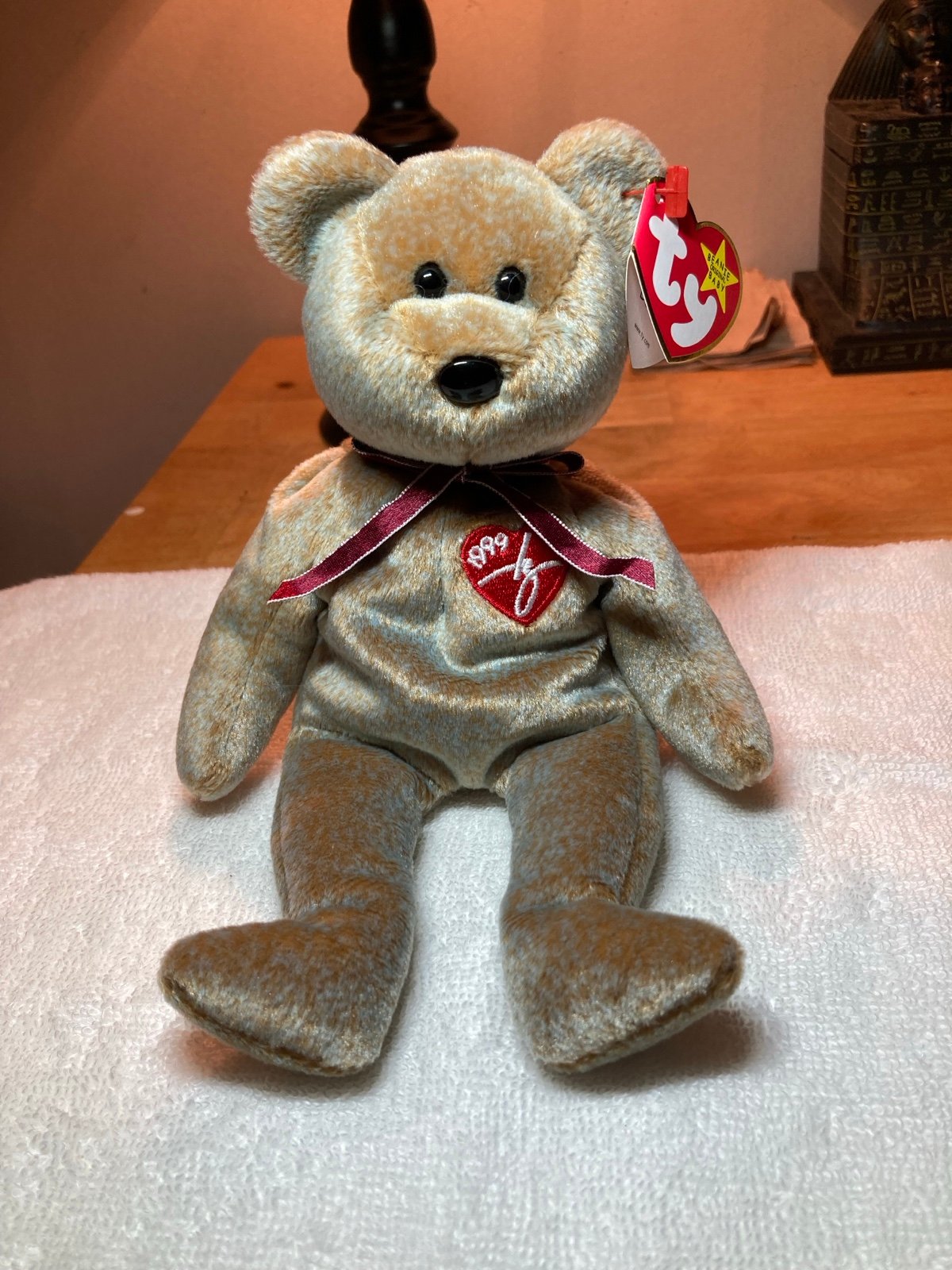 Ty Beanie Babies Signature Bear 1999 *ERROR*