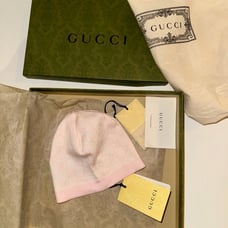 Gucci Baby GG Pattern Wool Hat Size S