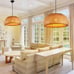 Modern Hand Knitted Bamboo Pendant Light