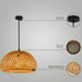 Modern Hand Knitted Bamboo Pendant Light