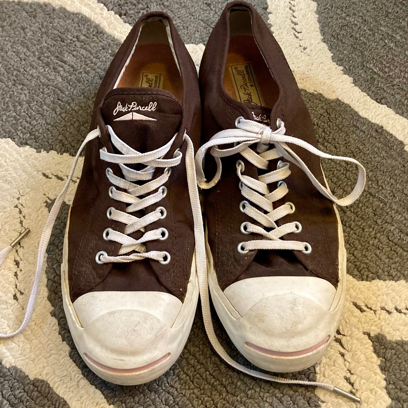 Vintage 1970s Jack Purcell Converse Brown size 11.5 men’s