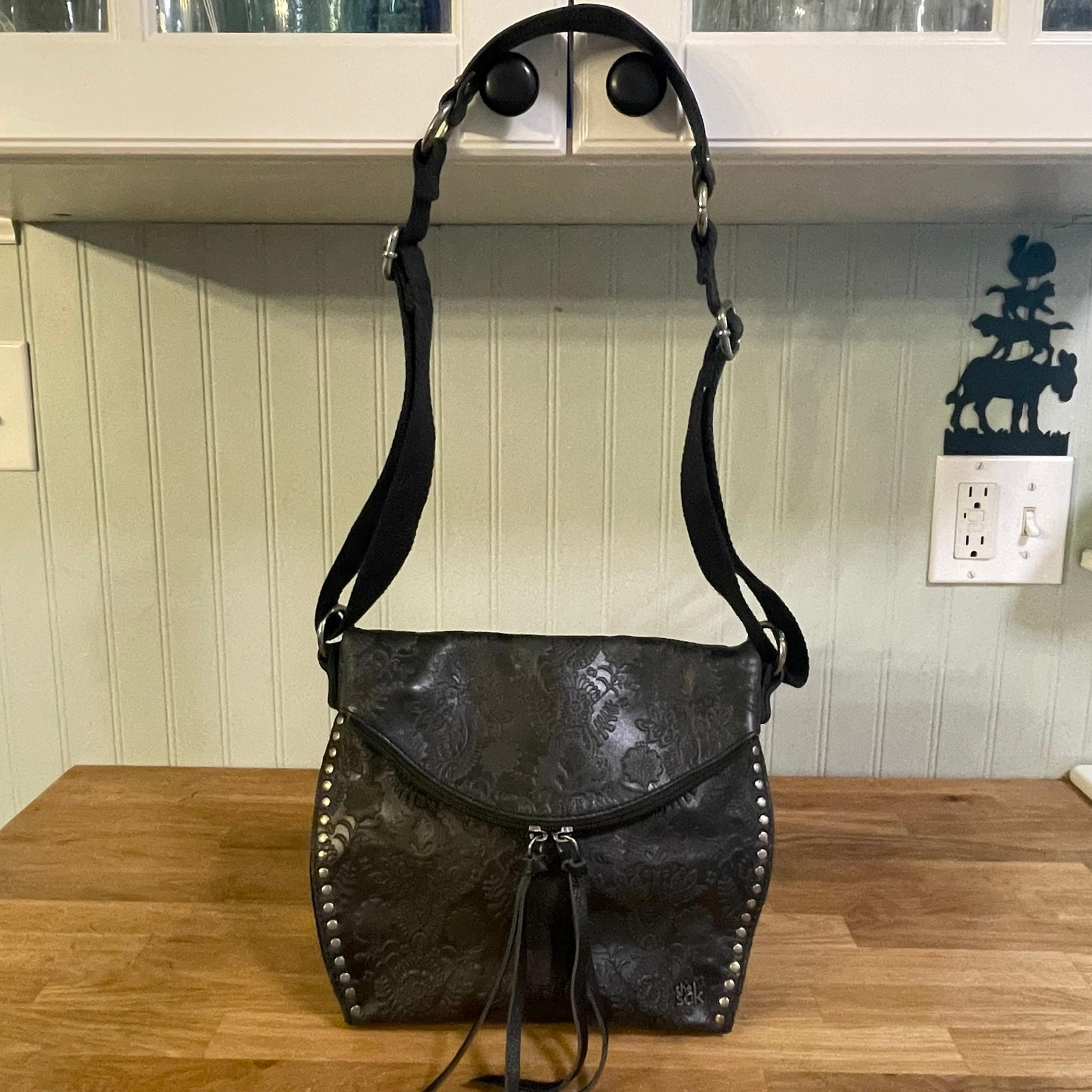 The Sak Silverlake Tooled Leather Crossbody