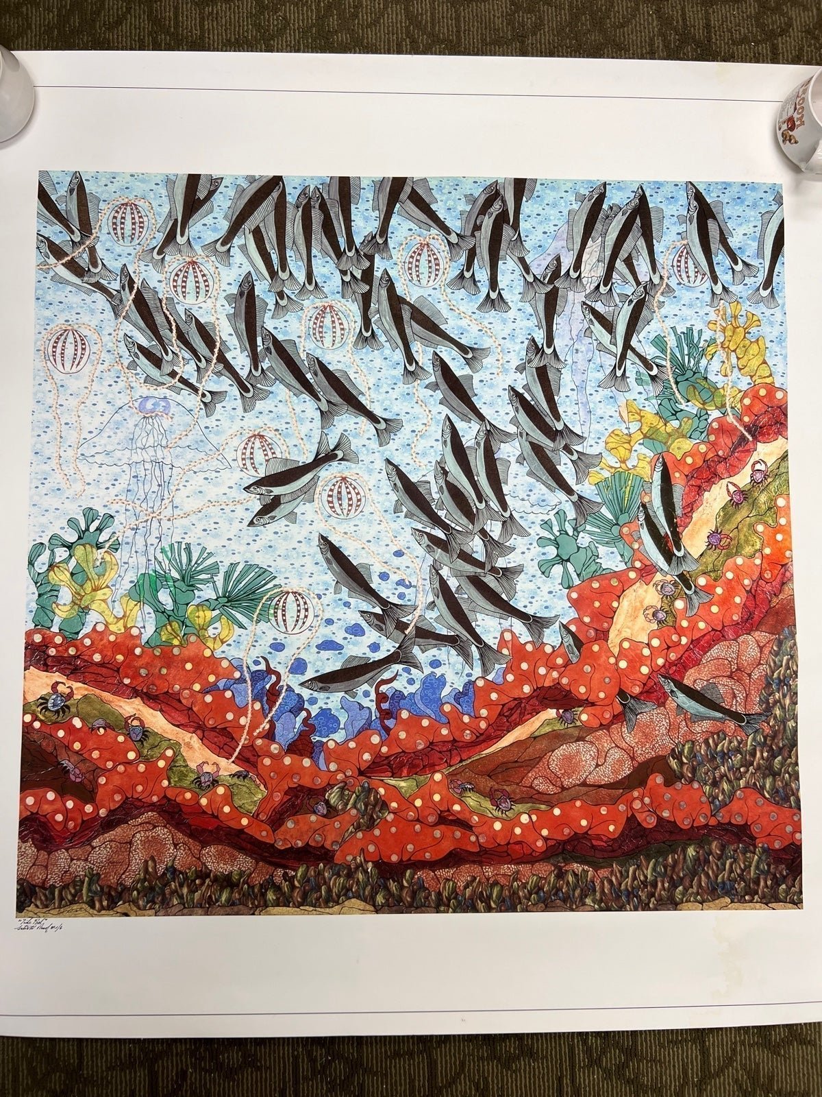 Diane O’Leary signed Artist Print ‘Tidepool by 3 Graces’