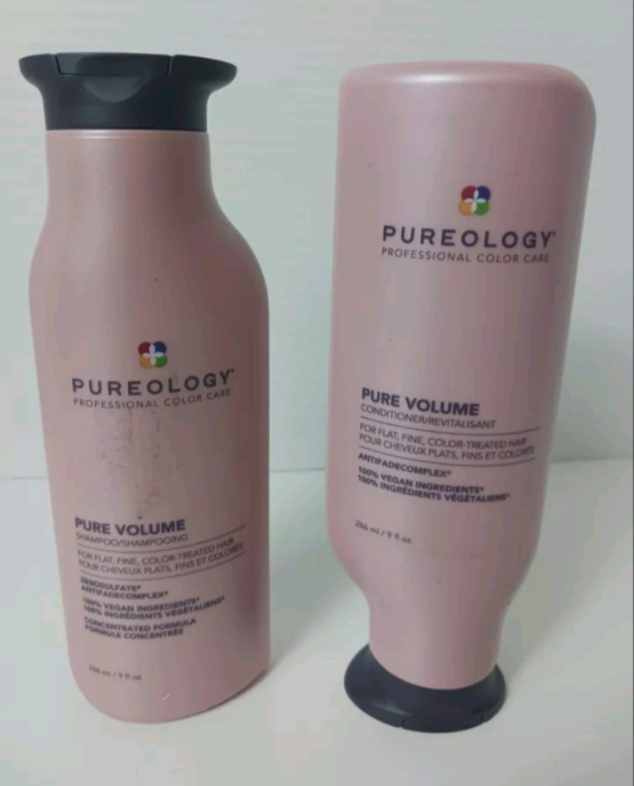 Pureology Pure Volume Shampoo and Conditioner Set NEW 9oz Bottles