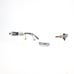 Technolite Eyeglasses Frames TFD 1017 GM Gunmetal Gray Black Rimless 54-18-140