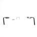 Technolite Eyeglasses Frames TFD 1017 GM Gunmetal Gray Black Rimless 54-18-140