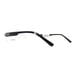 Technolite Eyeglasses Frames TFD 1017 GM Gunmetal Gray Black Rimless 54-18-140