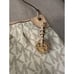 Michael Kors Signature Hobo Shoulder Bag Vanilla Cream Beige Gold Hardware