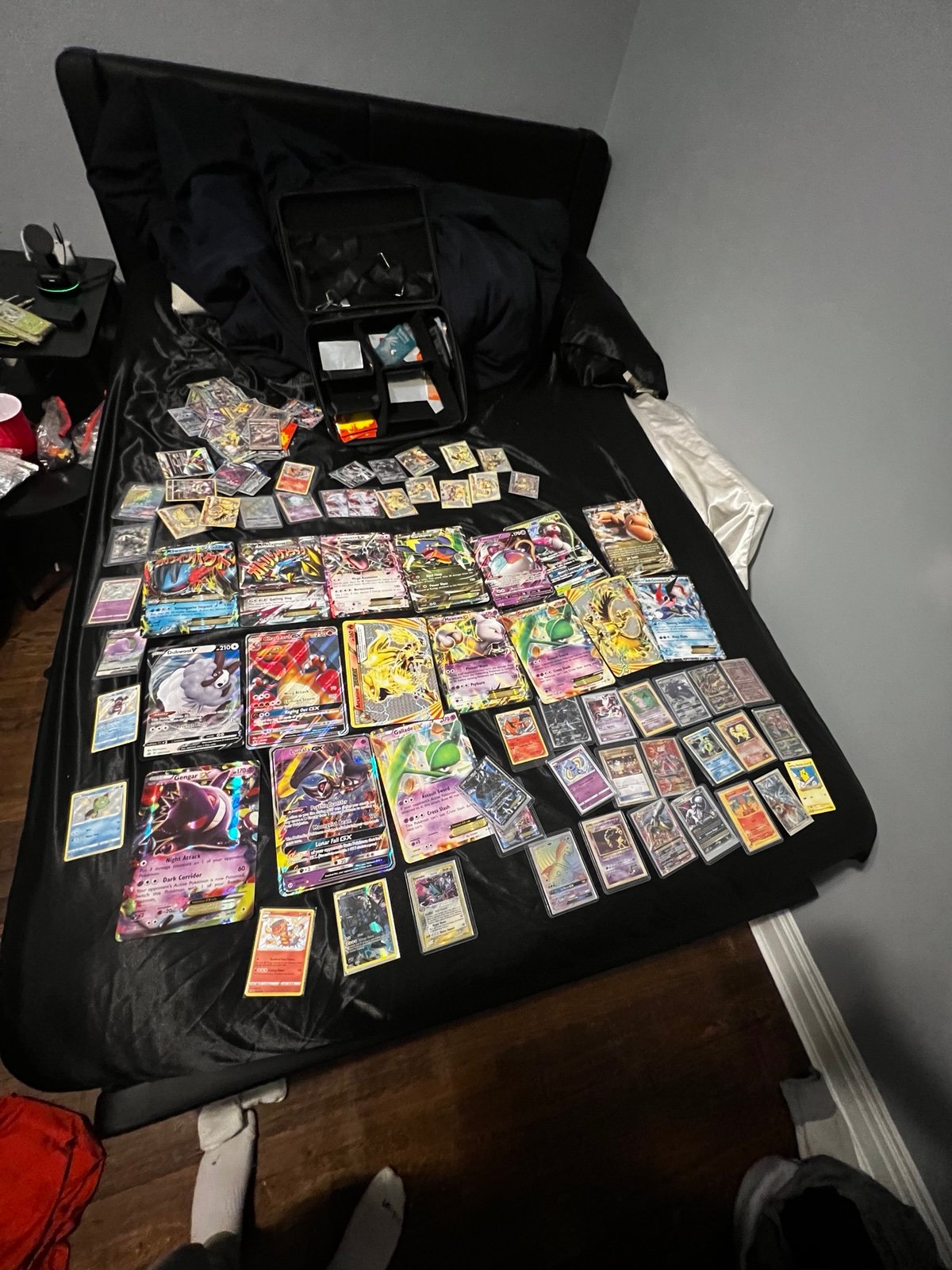 Huge pokemon card collection of rare cards full art cards, shiny cards, gx cards