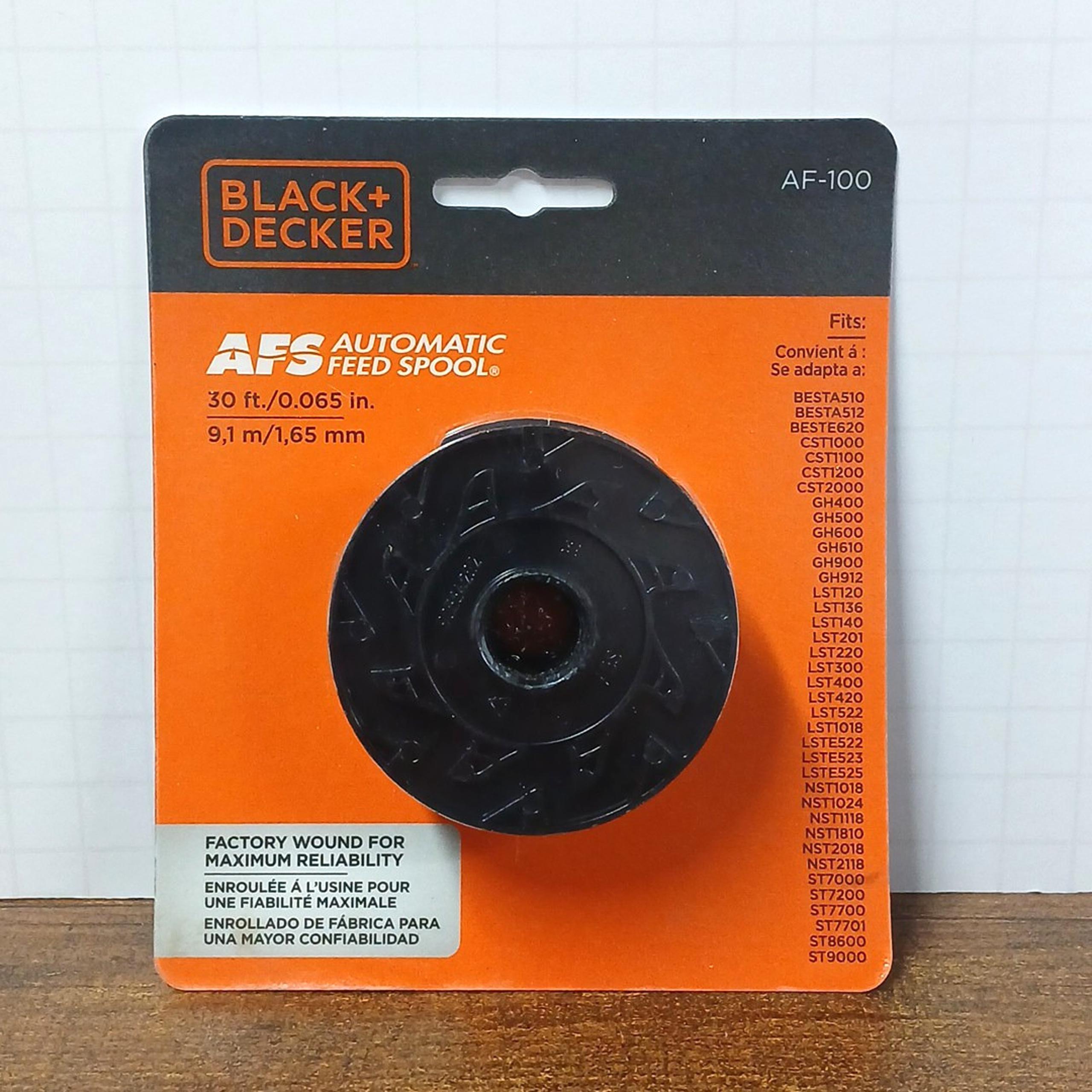 Black & Decker AF-100 Replacement Line String Trimmer Spool 30 Feet ~ NEW SEALED