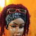 Crochet ponytail headband wig