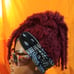 Crochet ponytail headband wig