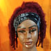 Crochet ponytail headband wig