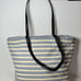 Kate Spade On Purpose Sailing Stripe Canvas Bow Tote