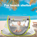 Pop up Kids Beach Tent with Mat UPF 50+ Sun Shelter Mosquito Net, Mat & 2 Stakes
