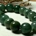 Burmese icy type A jadeite jade bracelet
