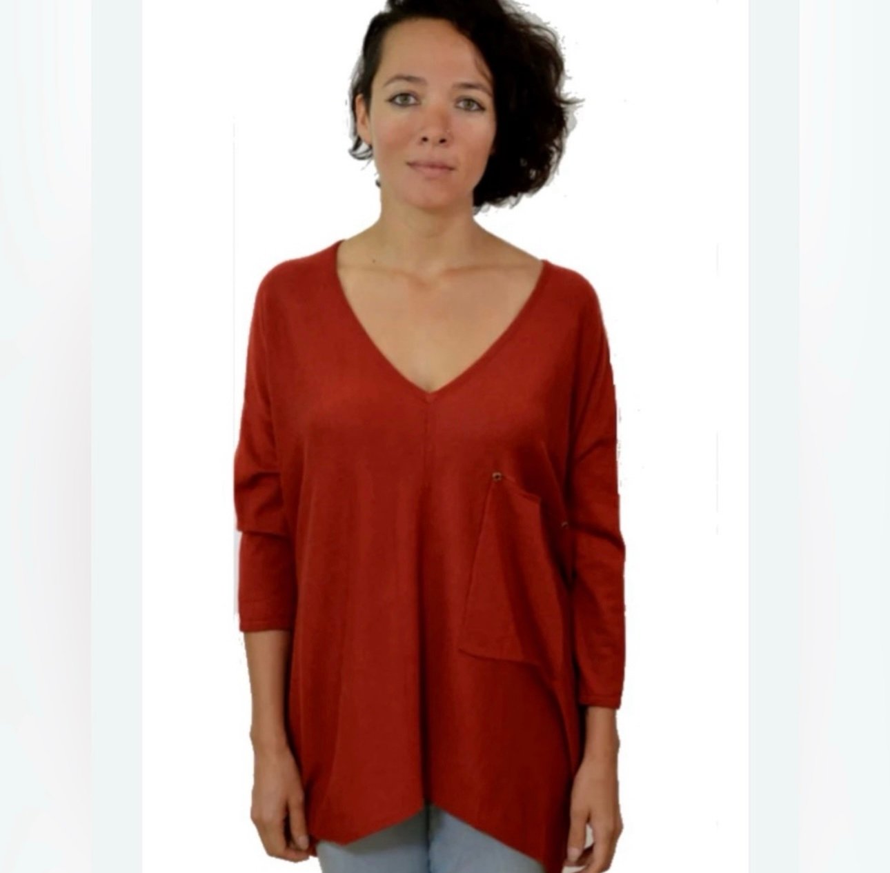 Kerisma Raven Sweater In Brick Size M/L