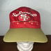 NWT Vintage 90s San Francisco 49ers Snapback Hat Cap Eastport Gold Brim Rare