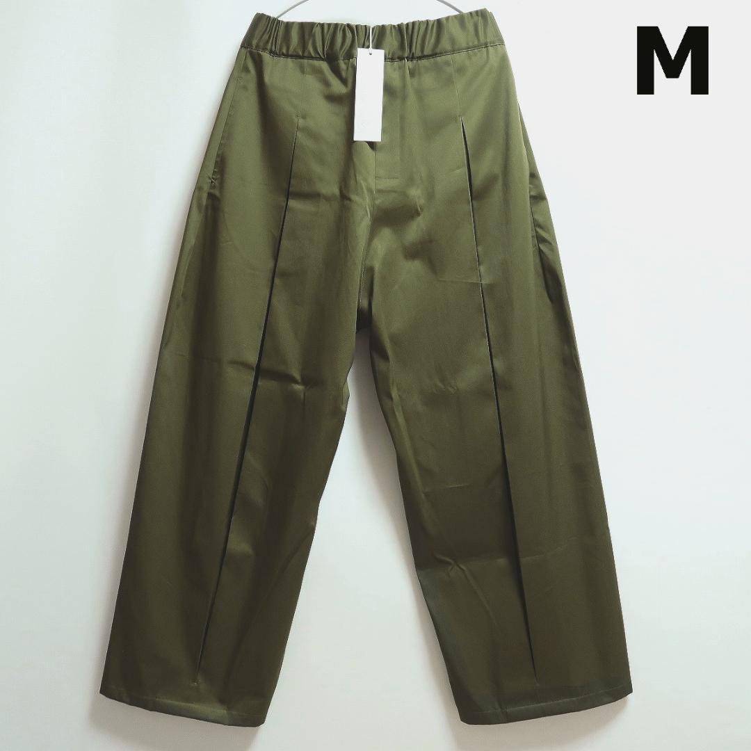 M New SAGENATION Box Pleats Wide Cotton Pants