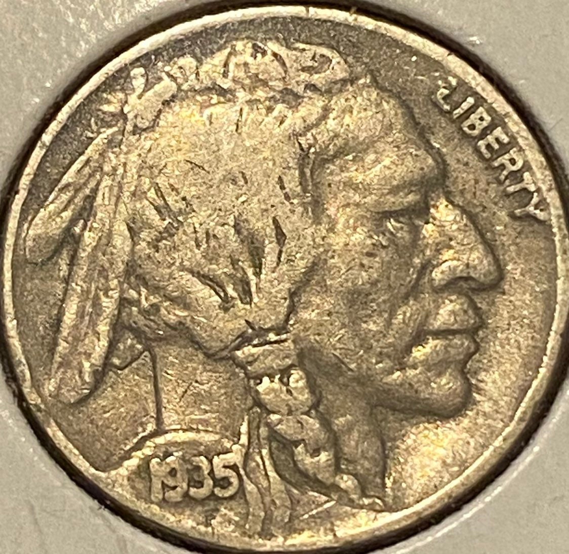 1935 P Buffalo Nickel - Sharp