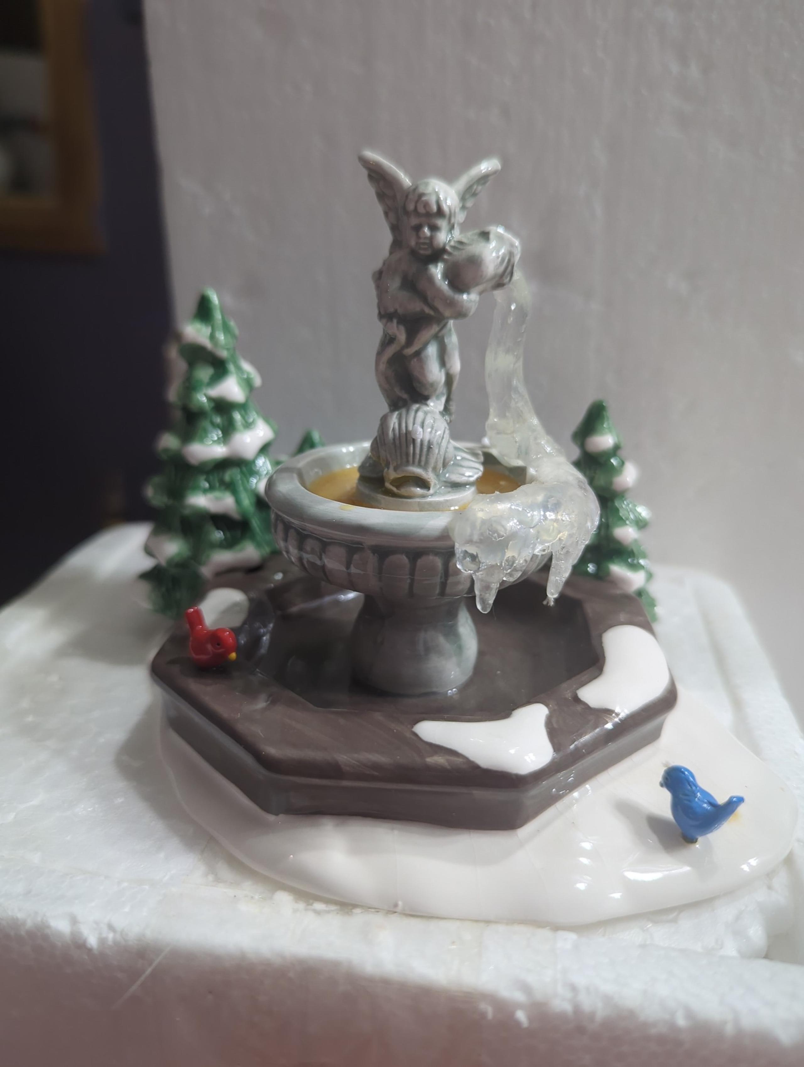 Department 56 Winter Fountain