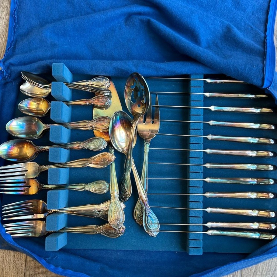 Hagerty silver LOT Ross-Simons silverplate flatware serving ware vintage