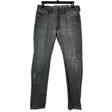Men's Diesel Industries Gray Denim Safado Jeans Size 29X30 EUC #VEG-0278