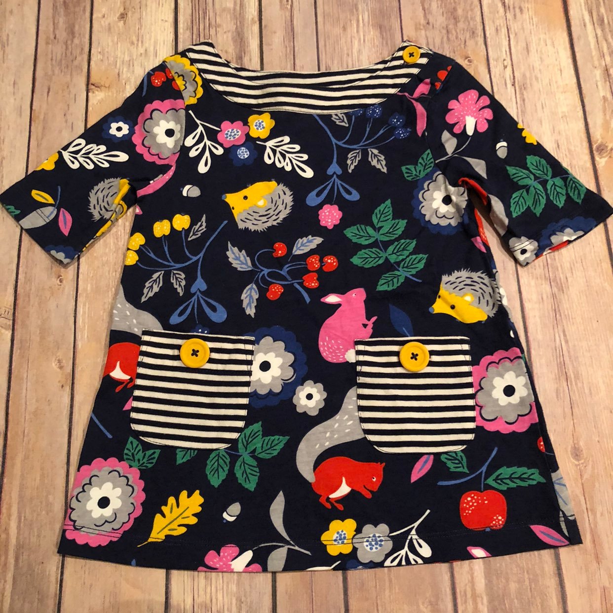 Mini Boden hedgehog tunic