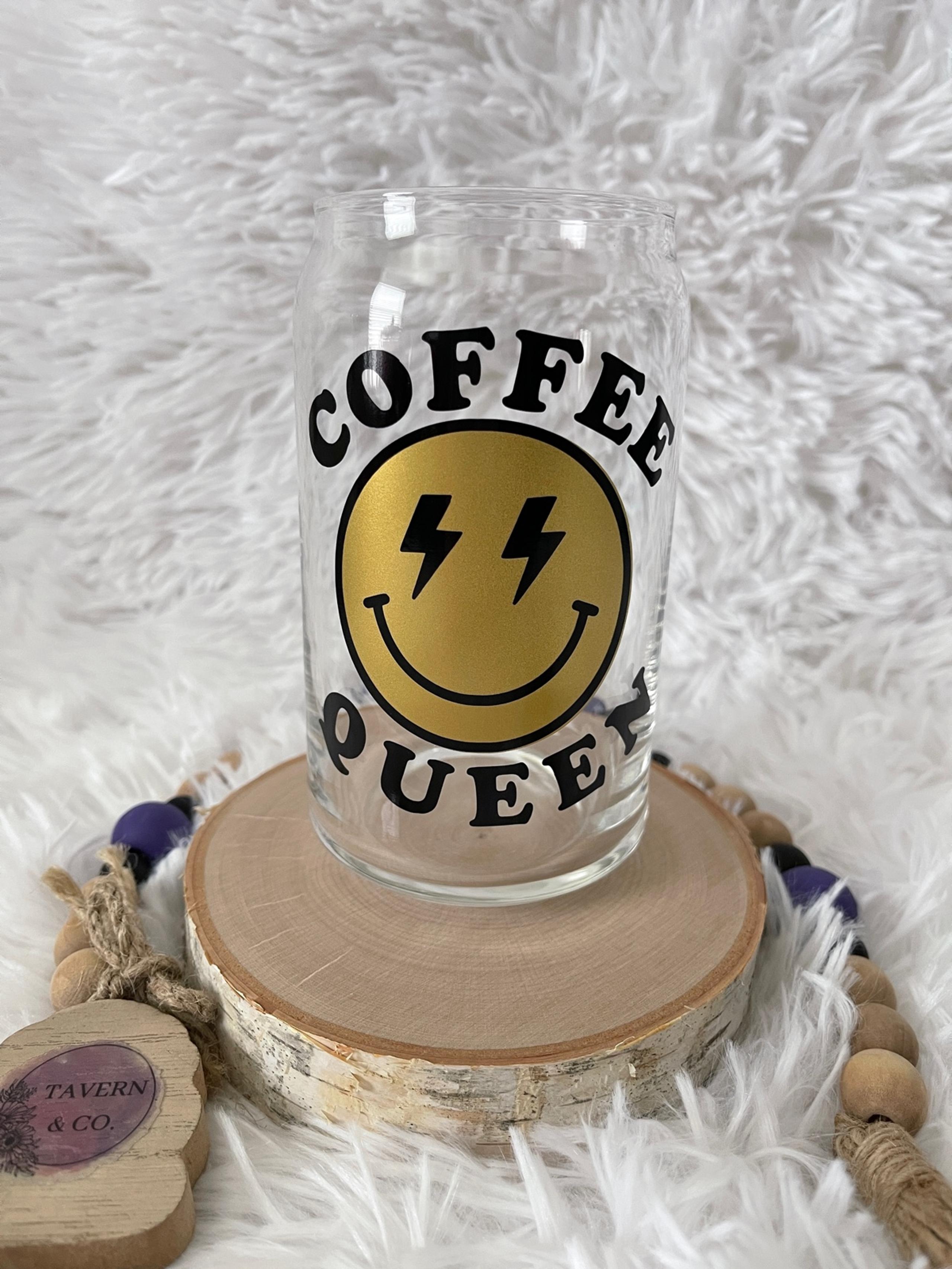 Coffee Queen Glass