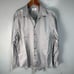 Calvin Klein Men’s Shirt sz XL 17-34/35 Grey Striped Non Iron # E833
