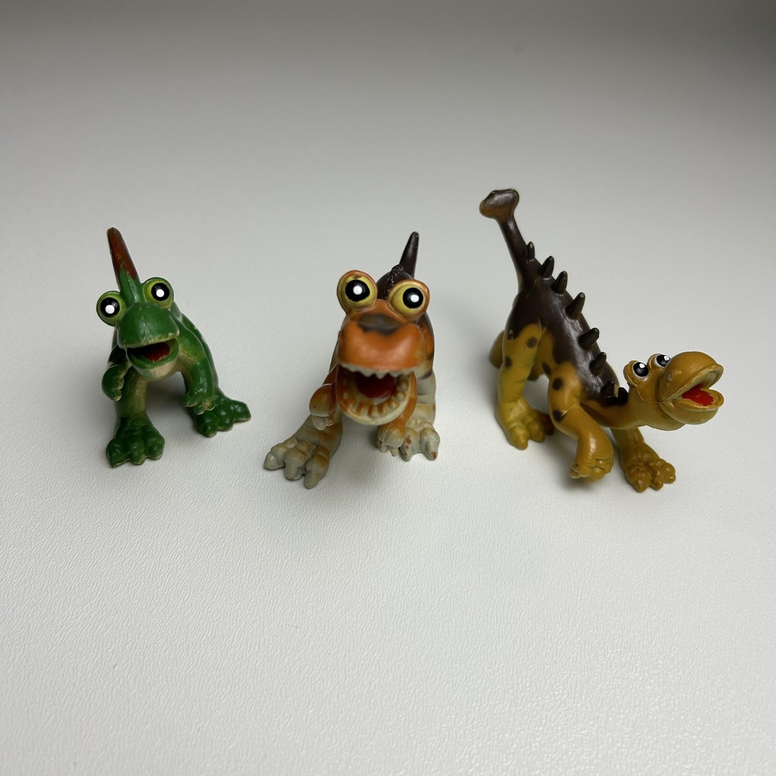 Lot Of 3 Adventure Planet Cartoon Dinosaurs Marca Gosnell
