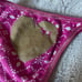 Vintage vs pink double string low rise thong
