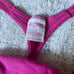 Vintage vs pink double string low rise thong