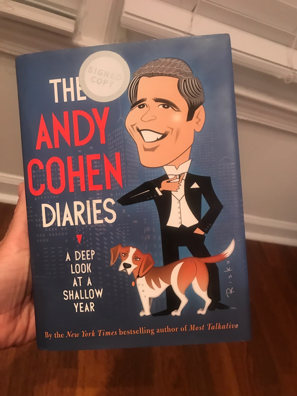 Andy Cohen Sign Book