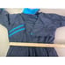 Vintage OSSI Skiwear Womens Size 10 Black Retro One Piece Snowsuit Ski Suit EUC